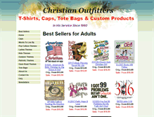 Tablet Screenshot of christianoutfitters.com